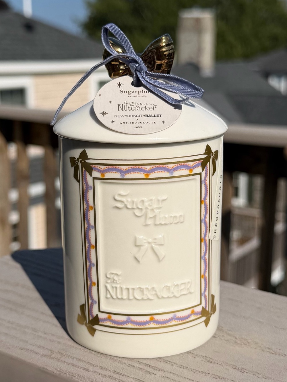 NWT Anthropologie 2025 New York City Ballet Nutcracker Sugar Plum Candle